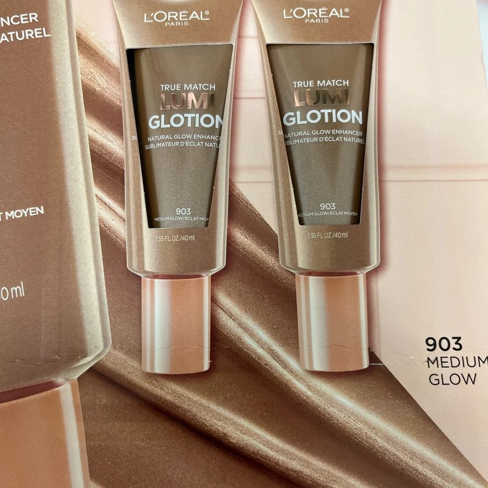 L’Oréal True Match Lumi Glotion Natural Glow Enhancer 1.35 Oz 903 Medium x2